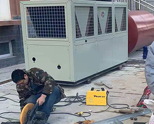 热泵热水机组安装
